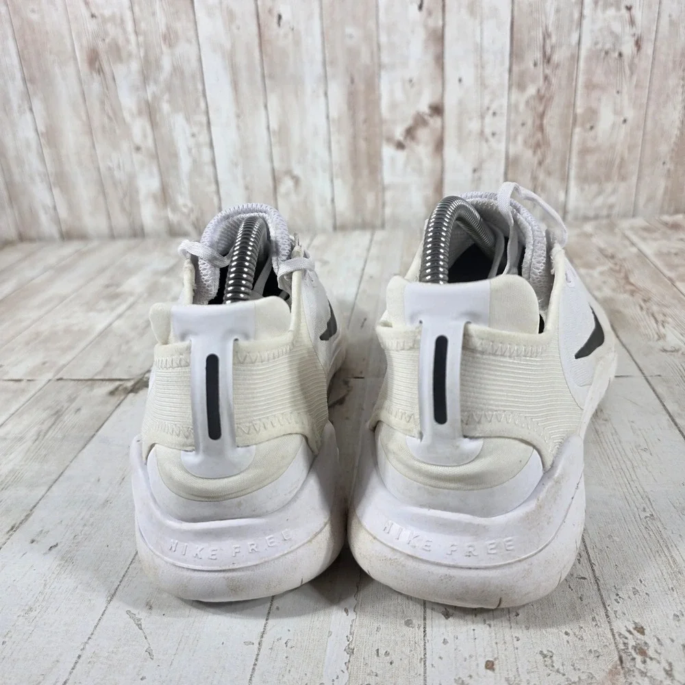 Nike Free RN 2018 Mens White Black Running Shoes 942836-100 Size 8